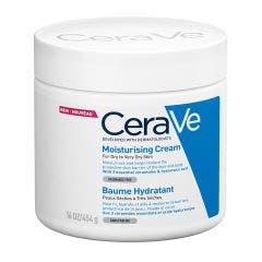 Baume Hydratant Pot Pompe Visage Et Corps 454g Body Peaux Seches A Tres Seches Cerave