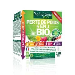 Perte De Poids 4en1 Bio 120 Gelules Minceur Bio Santarome