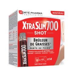 Xtraslim 700 Shot 14 Shots Bruleur De Graisses 350ml Forté Pharma