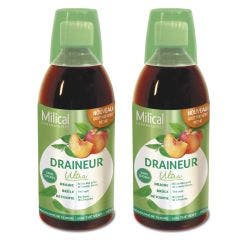 Draineur The Vert Peche 2x500ml Milical