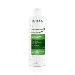 Shampoing Traitant Pellicules & Démangeaisons 200ml Dercos Cheveux normaux à gras Vichy