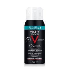 Spray Compresse Tolérance Optimale 48h 100ml Déodorant Peau Sensible Vichy