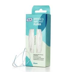 Fil Dentaire Bridge Et Implants Floss 30 Unites Tepe