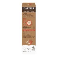 Creme Protection Spf50 Bio Visage Et Décolleté 40ml Solaire Cattier