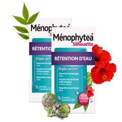 Retention D'eau 2x30 Comprimes Menophytea silhouette Ménophytea