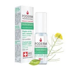 Huile-serum Nourrissante Ongles Stries Secs Cassants 8ml Poderm