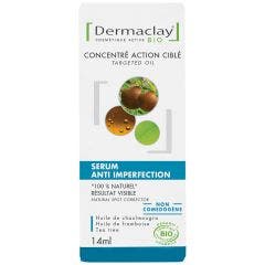 Serum Anti Imperfections Bio 14ml Concentré Action Ciblé Dermaclay
