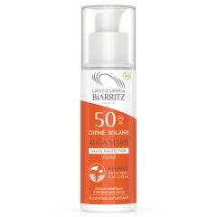 Crème solaire Visage SPF50 Bio Haute protection solaire 50ml Alga Maris Laboratoires De Biarritz