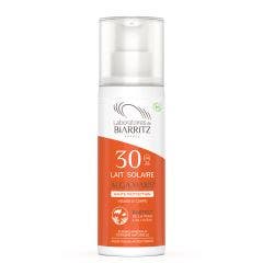 Lait solaire SPF30 Bio Idéal pour les peaux sèches 100ml Alga Maris Laboratoires De Biarritz
