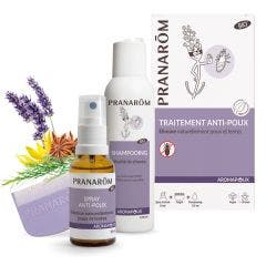 Traitement Anti-poux 2 En 1 Traite Et Lave Bio 155ml Aromapoux Pranarôm