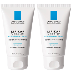 Creme Mains Reparatrice Xerand 2x50ml Lipikar Mains Seches La Roche-Posay