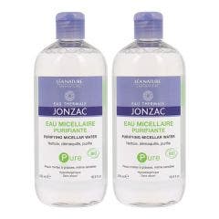 Eau Micellaire Purifiante Bio Pure Peaux Mixtes A Grasses 2x500ml Eau thermale Jonzac