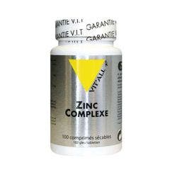 Zinc Complexe 100 Comprimés Vit'All+