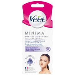 Bandes de cire froide Minima x20 Visage Veet