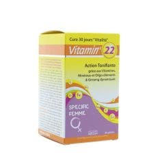 Vitamin'22 Femme Action Tonifiante 60gelules Ineldea