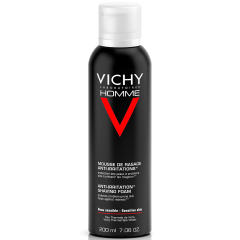 Mousse A Raser Anti-irritations Vitamine C 200ml Homme Peaux Sensibles Vichy
