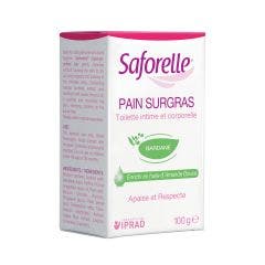 Pain Surgras Toilette Intime Et Corporelle Peaux Delicates 100 g Saforelle