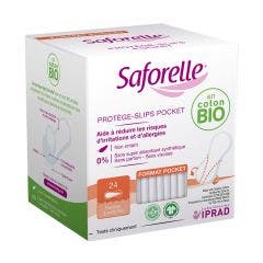 Protège-slips Pocket Coton Bio x24 Saforelle