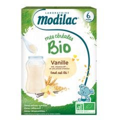Mes céréales Vanille bio 250g Dès 6 mois Modilac