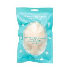 Eponge Konjac Seche 100% Fibres Vegetales Visage Et Corps Enfants Mahdia