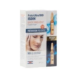Pack Ultra 100 Spot Prevent Fusion Fluid + Night Peel Offert 50ml Isdin