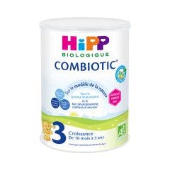 Combiotic Lait En Poudre 3 Croissance Bio De 10 Mois A 3 Ans 800g Hipp