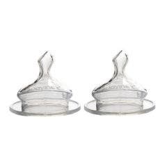 Tetines Physio Silicone Anti Colique X2 0 A 6 Mois Suavinex