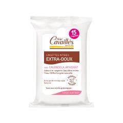 Lingettes Extra Douces 15 lingettes Intime Rogé Cavaillès
