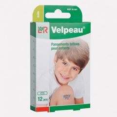 Pansements tattoo pour enfant x12 Velpeau Kids Lohmann Rauscher