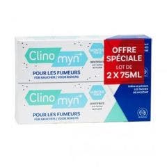 Dentifrice Pour Fumeurs 2x75ml Clinomyn