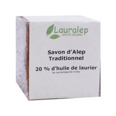 Savon d'Alep Traditionnel 20% 200g Lauralep