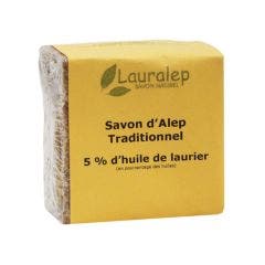 Savon d'Alep Traditionnel 5% 200g Lauralep