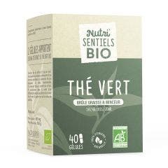 Thé vert Bio 40 gélules Nutri'sentiels Brûle graisse Nutrisante