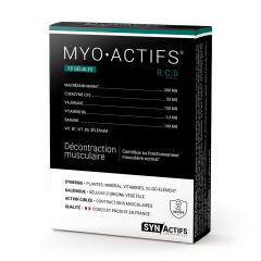 Myoactif 30 gélules Décontraction musculaire Synactifs