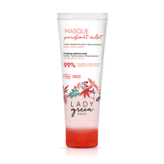 Masque purifiant éclat Bio 75ml Peaux normales à grasses Lady Green