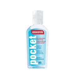 Gel hydroalcoolique sans rinçage 100ml Pocket Classic Assanis