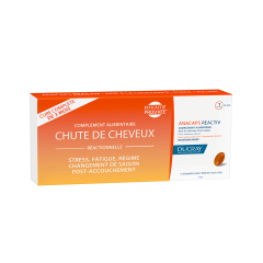 Chute De Cheveux Reactionnelle 3x30 Reactiv Anacaps Reactiv Ducray