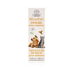 Spray d'Ambiance Animaux Fleurs de Bach Bio 50ML Réconfort Immédiat Elixirs & Co