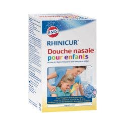 Douche Nasale Pour Enfants + 4 Sachets De Sel De Rincage Rhinicur