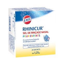 Sel De Rincage Nasal Pour Enfants 20 sachets de 1,25g Rhinicur