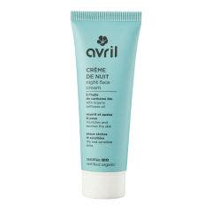 Creme de nuit a l'huile de carthame bio 50ml Peaux seches et sensibles Avril