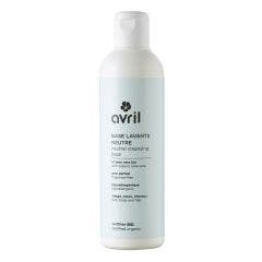 Base lavante neutre a l'aloe vera bio 240ml Visage corps cheveux Avril