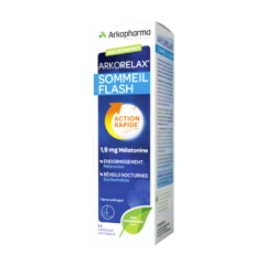 Sommeil Flash 1.9mg de mélatonine 20ml Arkorelax Arkopharma