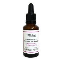 Composition d'huiles régénérantes et ressourçantes Bio 30ml Tous types de peaux oOlution