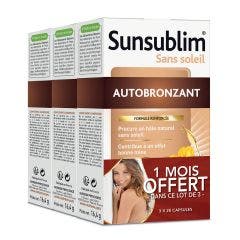 Autobronzant Formule Renforcee 3x28 Capsules Sunsublim Sans soleil Nutreov