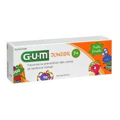 Junior Gel Dentifrice Fluor + Isomalt 7-12 Ans 50ml Gum