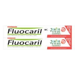 Dentifrice Junior Fruits Rouges 2x75ml 6-12 Ans Fluocaril