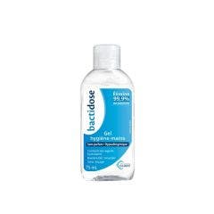 Gel hydroalcoolique 75ml Bactidose
