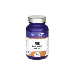 Fer bisglycinate chélaté 60 gélules Nature Attitude