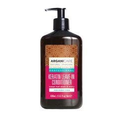 Soin Définition Kératine 400ml Sans Rinçage Cheveux Secs Arganicare